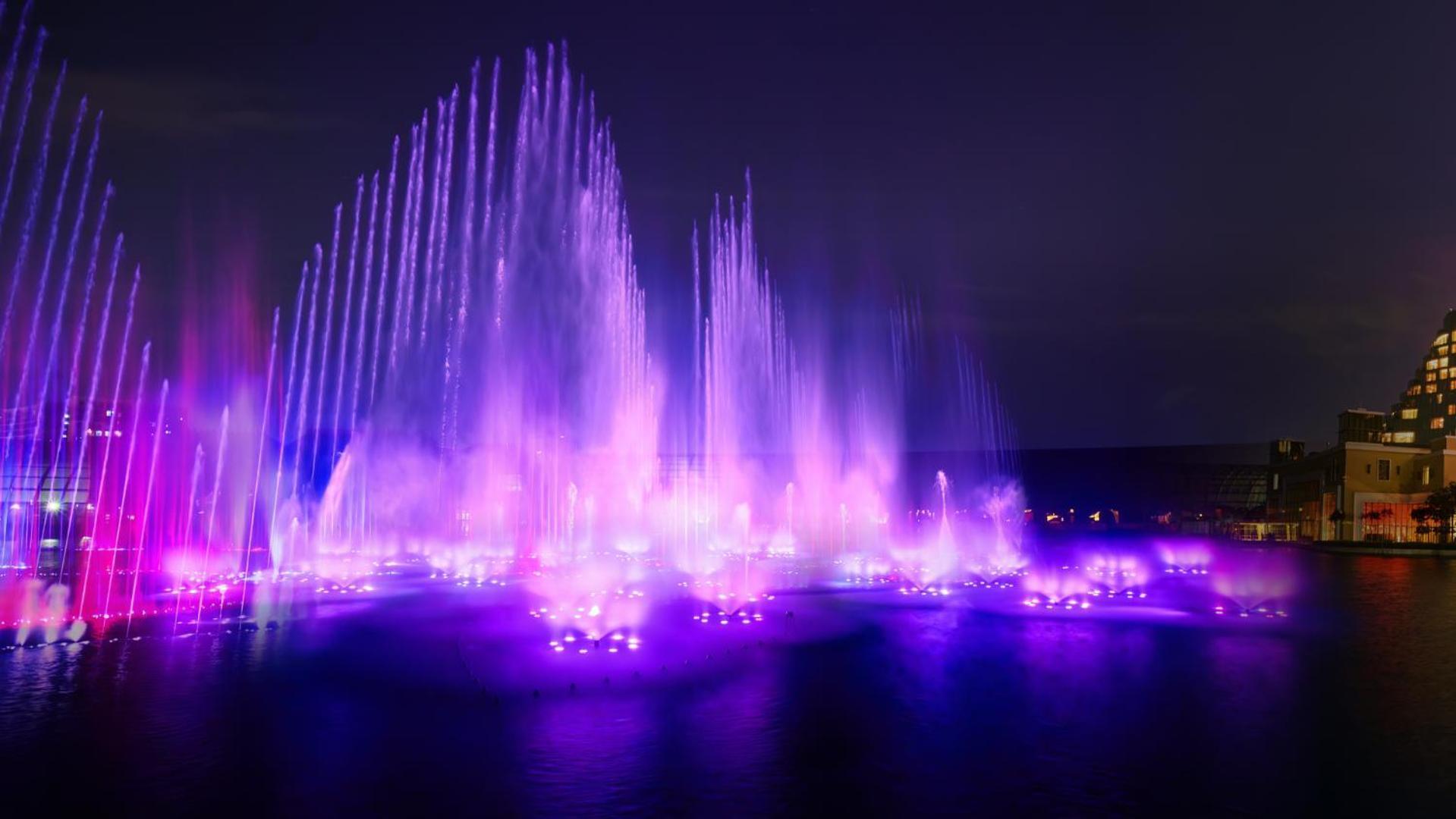 โอะกะดะ มะนิลา Hotel ปาไซ ภายนอก รูปภาพ Fountain of the Lagoon